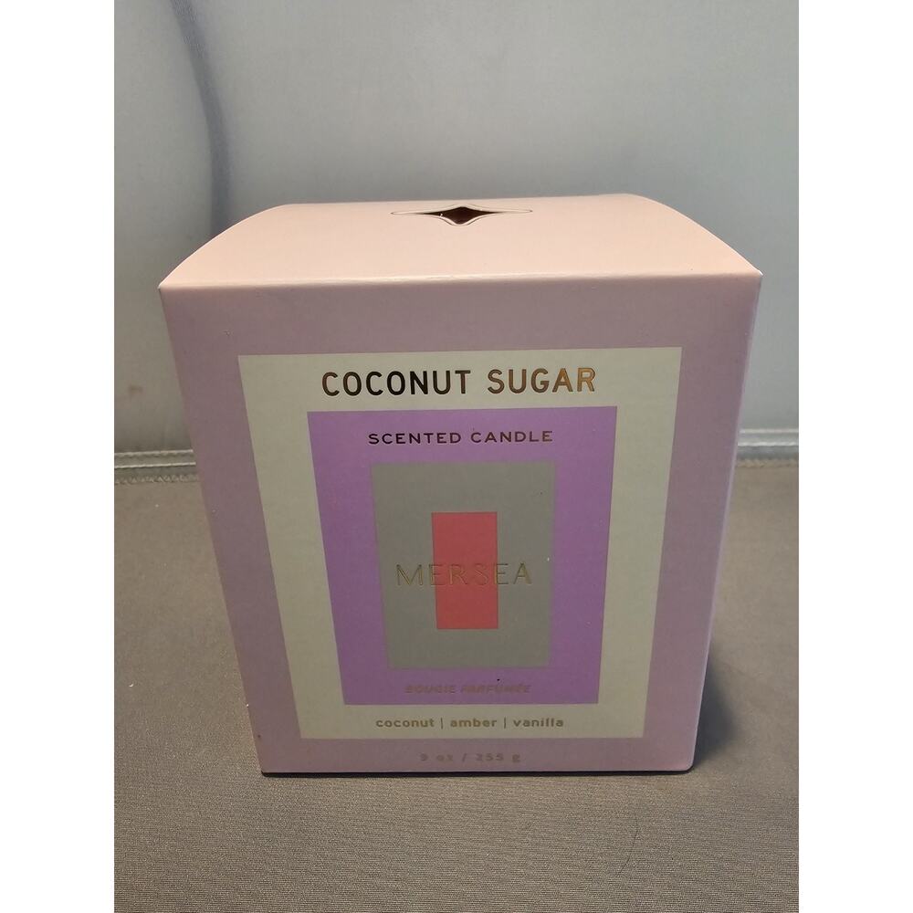 Mersea Coconut Sugar Coconut Amber Vanilla Scented 9oz Candle